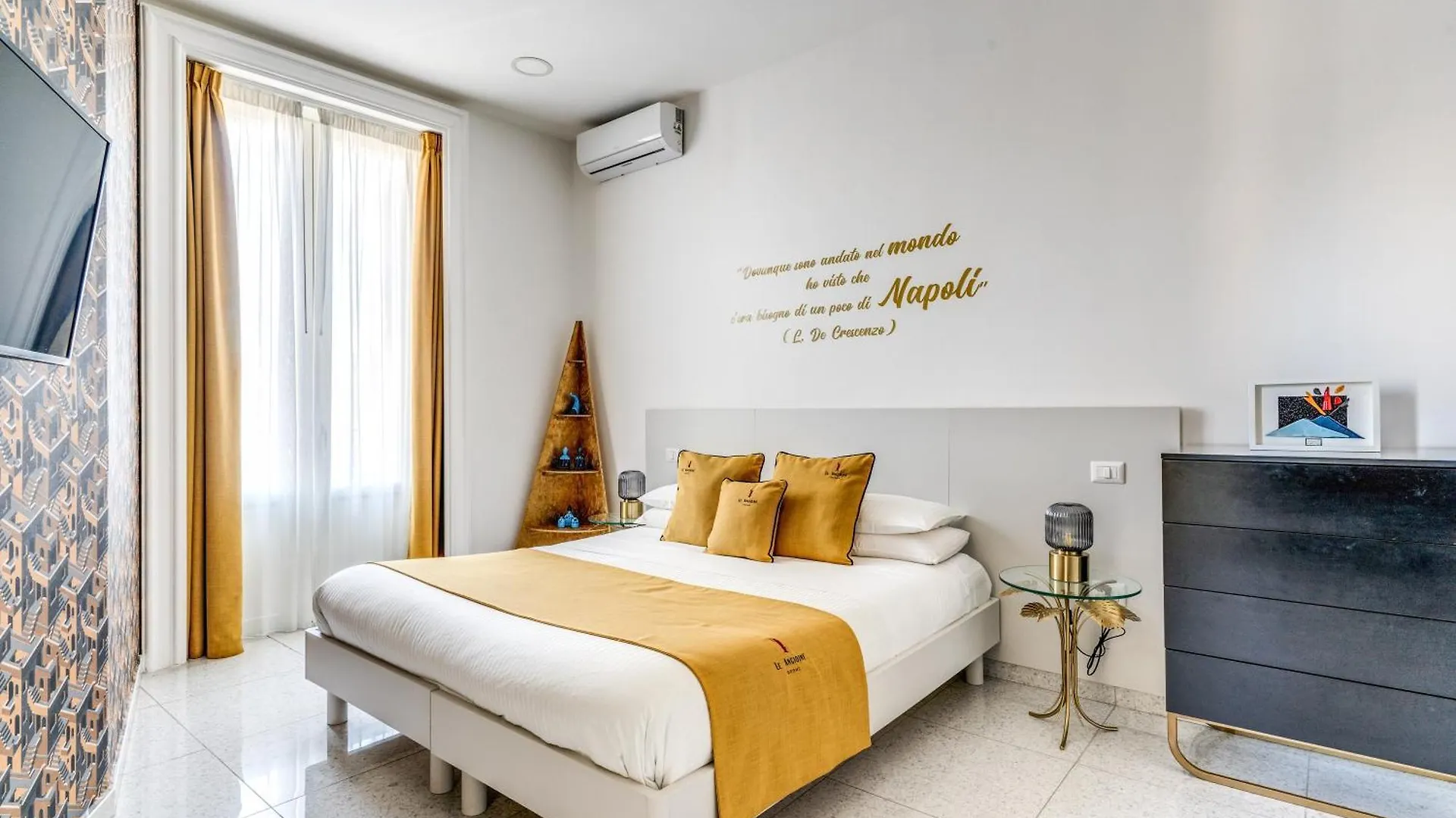 Alojamento de Acomodação e Pequeno-almoço Le Angioine Rooms Nápoles
